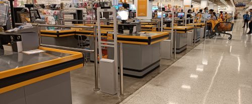 Lắp đặt cổng từ an ninh siêu thị