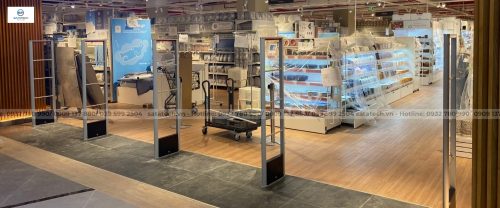 thi công cổng từ an ninh