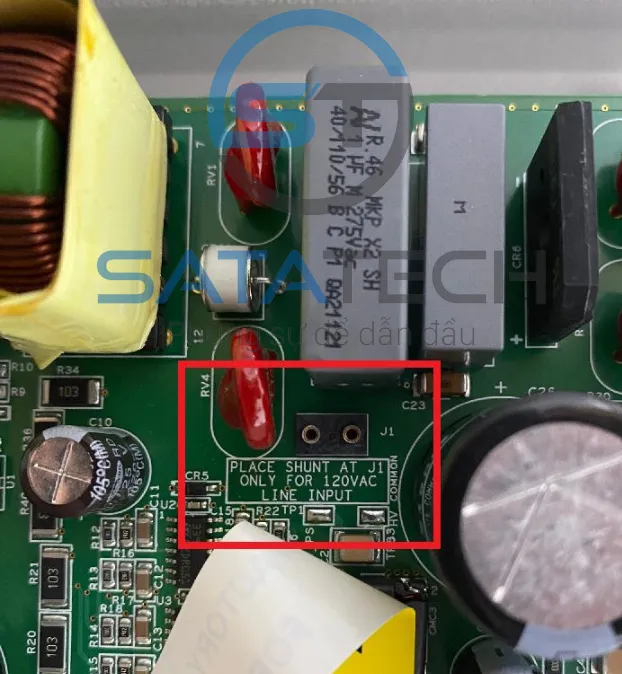 Pre-set nguồn điện vào của cổng từ