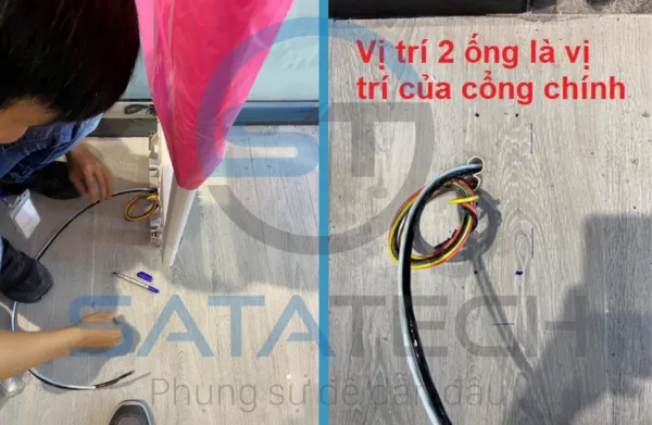 đặt 2 cổng vào xác định chính xác