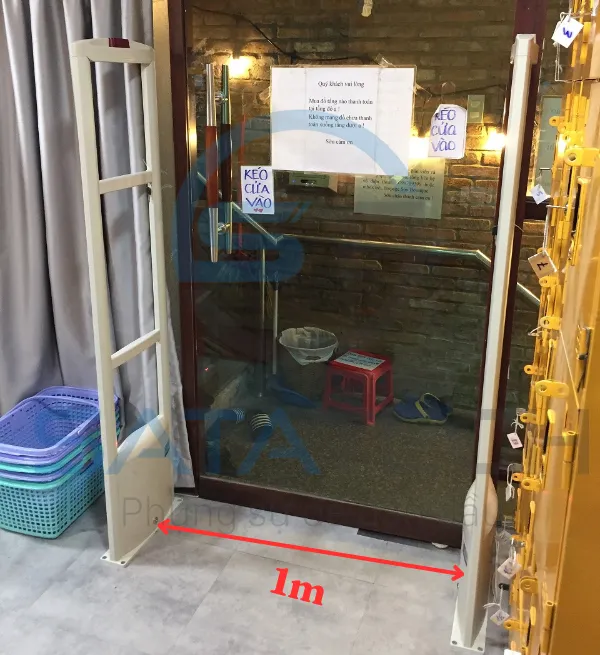 Khoảng cách lắp đặt cổng từ an ninh