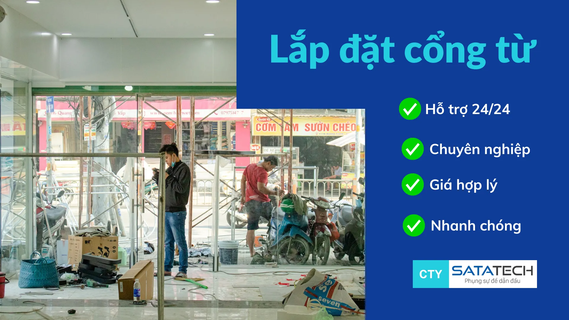 lắp đặt cổng từ an ninh Đà Nẵng SATATECH