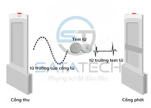 Nguyên lý hoạt động của tem từ quần áo