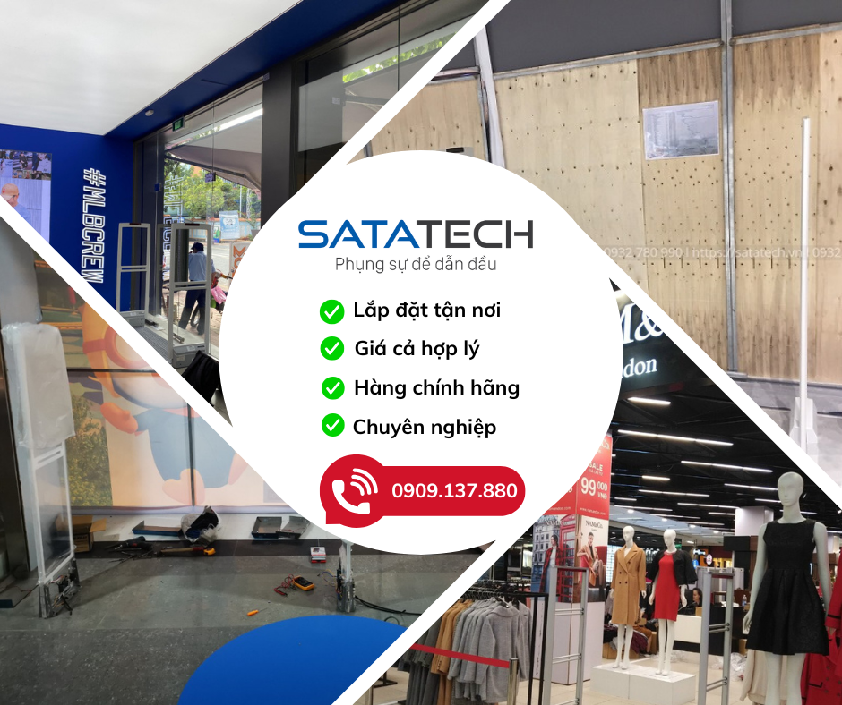 lắp đặt cổng từ an ninh Nha Trang