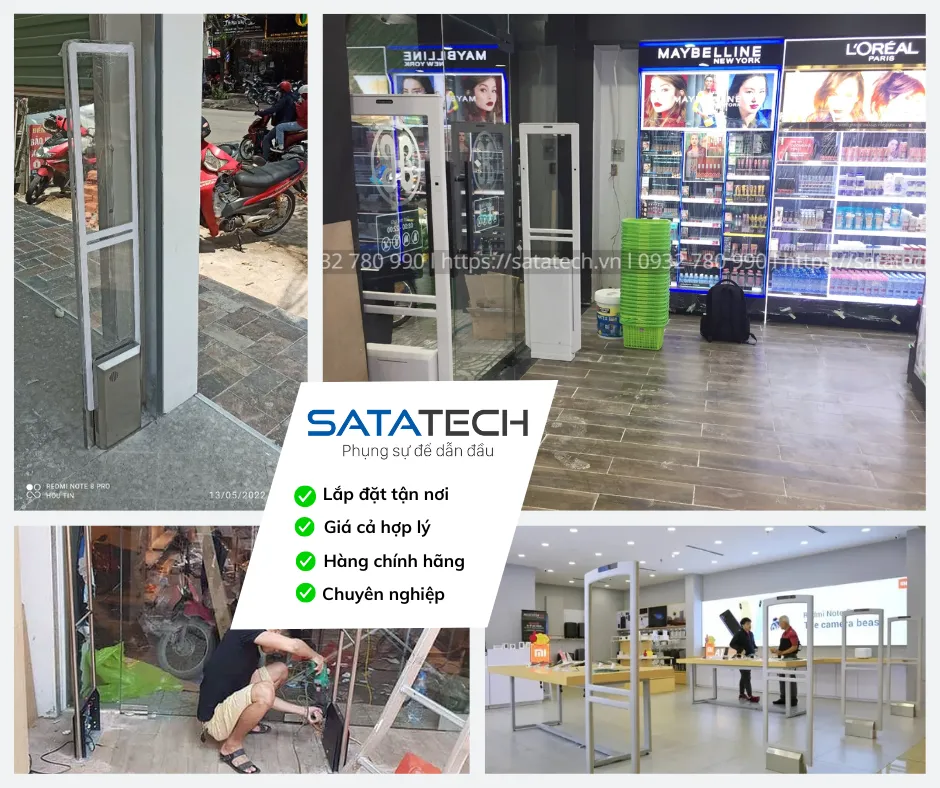 Lắp đặt cổng từ an ninh Hải Dương